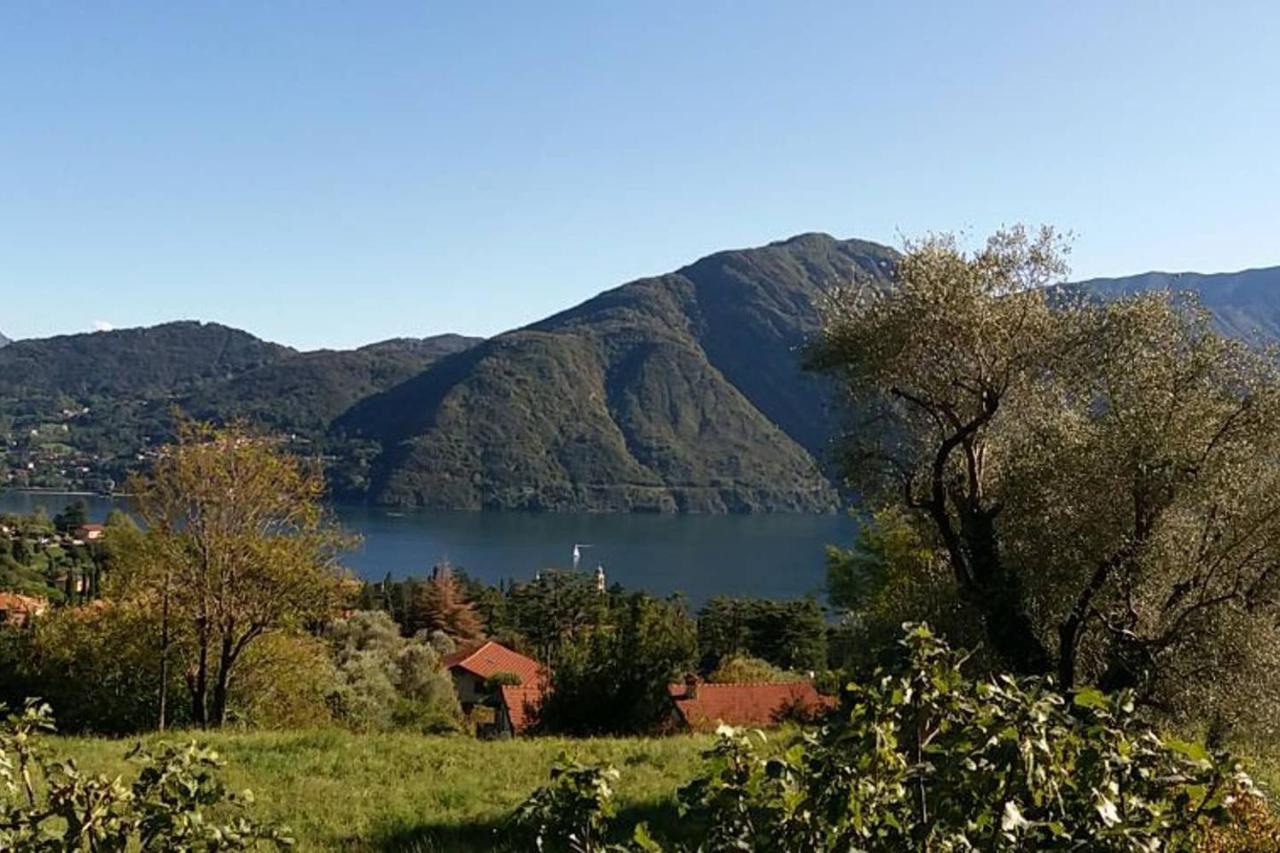 Casa Intignano - Camera Con Bagno E Portico Vista Lago Tremezzo Kültér fotó