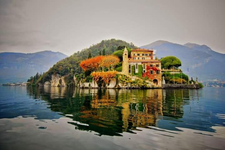 Casa Intignano - Camera Con Bagno E Portico Vista Lago Tremezzo Kültér fotó