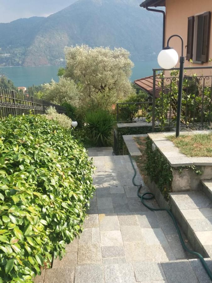 Casa Intignano - Camera Con Bagno E Portico Vista Lago Tremezzo Kültér fotó